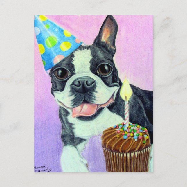 Carte Postale Anniversaire de Boston (Devant)