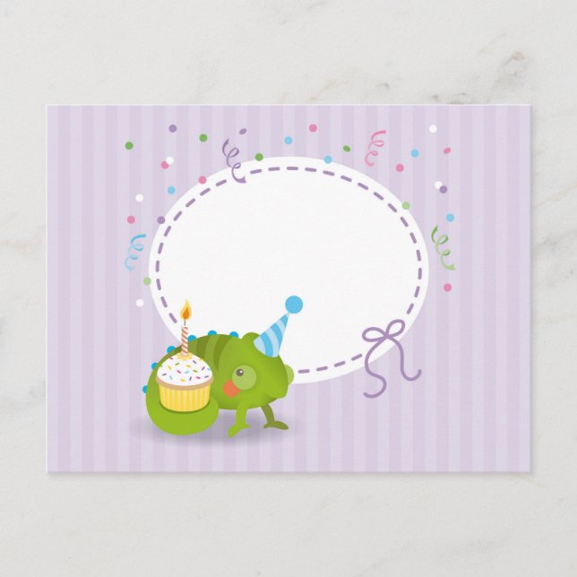 Carte Postale Anniversaire de Chameleon (Devant)