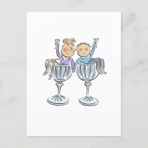 Carte Postale Anniversaire de cristal