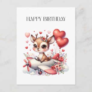 Carte Postale Anniversaire de Deer Pilot