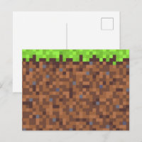 Anniversaire de gamer herbe pixel