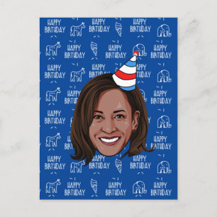Carte Postale Anniversaire de KAMALA HARRIS