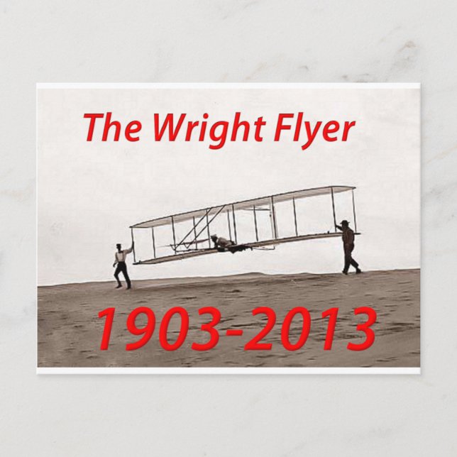 Carte Postale Anniversaire de la circulaire Wright (1903-2013) (Devant)