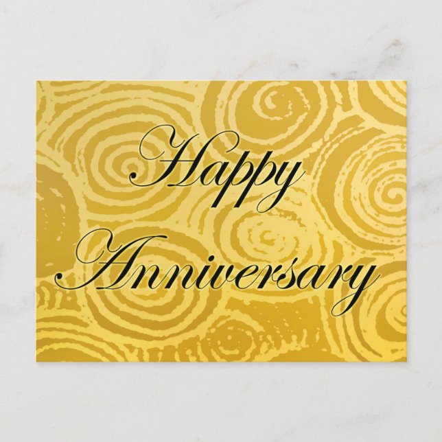Carte Postale Anniversaire de l'or (Devant)