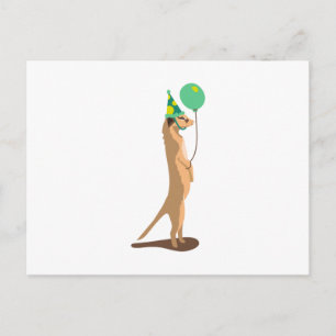 Carte Postale Anniversaire de Meerkat