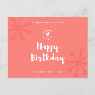 Carte Postale Anniversaire drôle