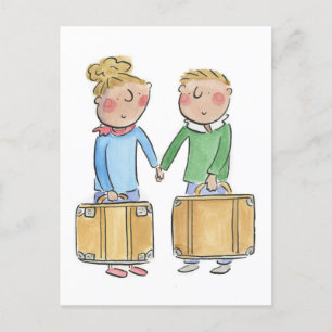 Carte Postale Anniversaire du cuir