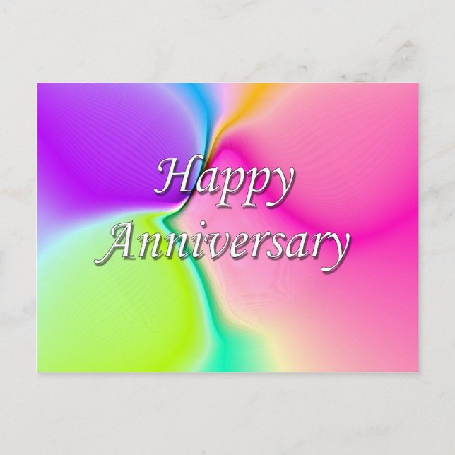 Carte Postale Anniversaire heureux (Devant)