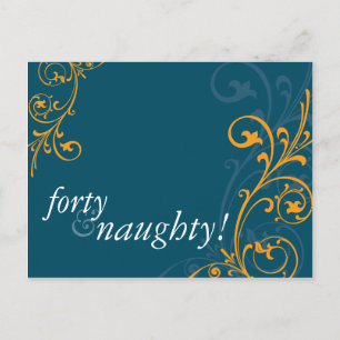 Carte Postale ANNIVERSAIRE INVITATION :: fabuleux 4