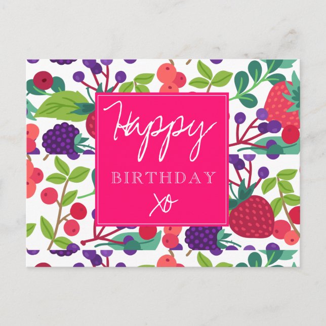 Carte Postale Anniversaire moderne (Devant)