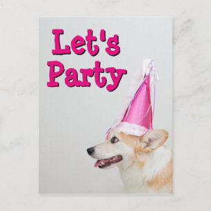 Carte Postale Anniversaire Pembroke Welsh Corgi Chien