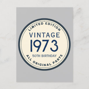 CARTE POSTALE ANNIVERSAIRE PERSONNALISÉ SIMPLE