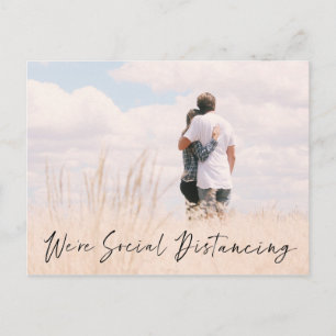 Carte Postale Annonce de date de mariage avec photo de distancia