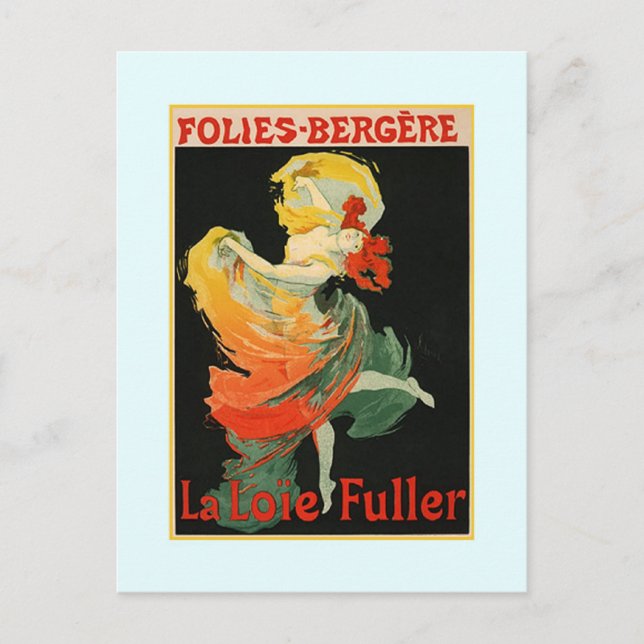 Carte Postale Annonce de Jules Chéret, 1893 (Devant)