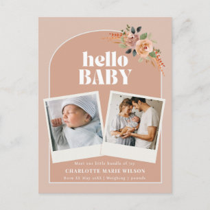 Carte Postale Annonce de naissance de bébé