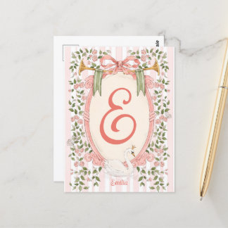 Carte Postale Annonce de naissance - La Princesse des cygnes