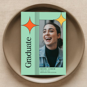 Carte Postale Annonce de remise de diplômes Photo de promotion r