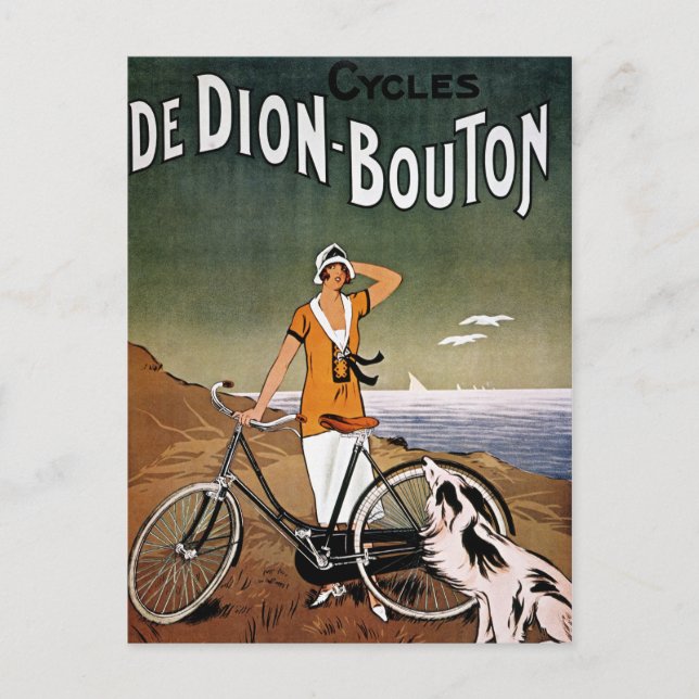 Carte Postale Annonce de vélo, 1925 (Devant)
