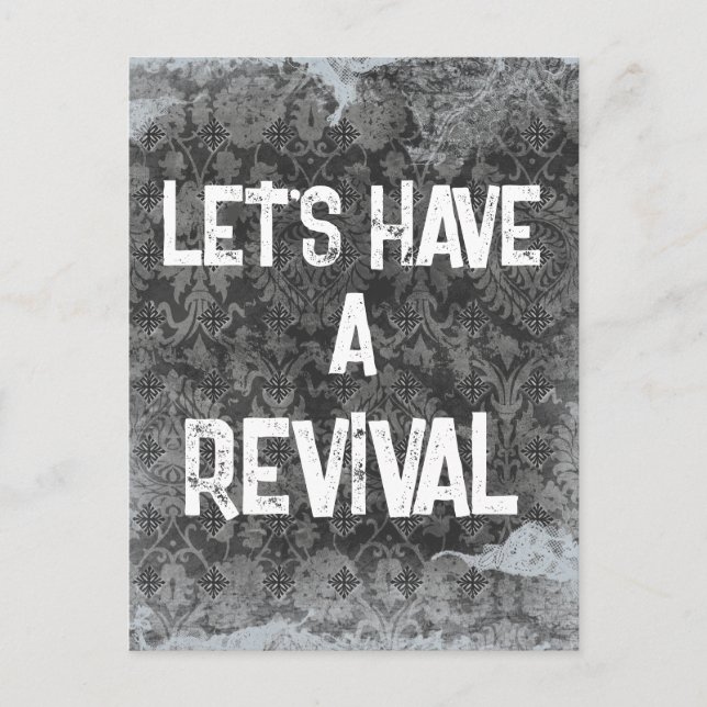 Carte Postale Annonces de renouveau Revitalisons (Devant)