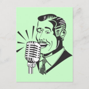 Carte Postale Annonceur radio