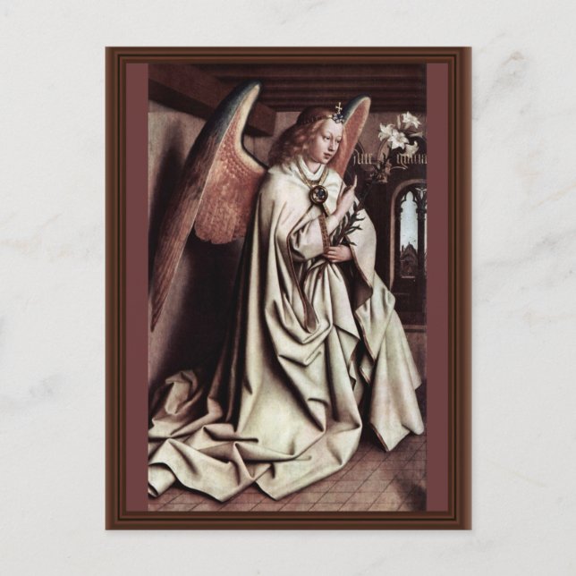 Carte Postale Annonciation Angel Par Eyck Hubert Van (Devant)