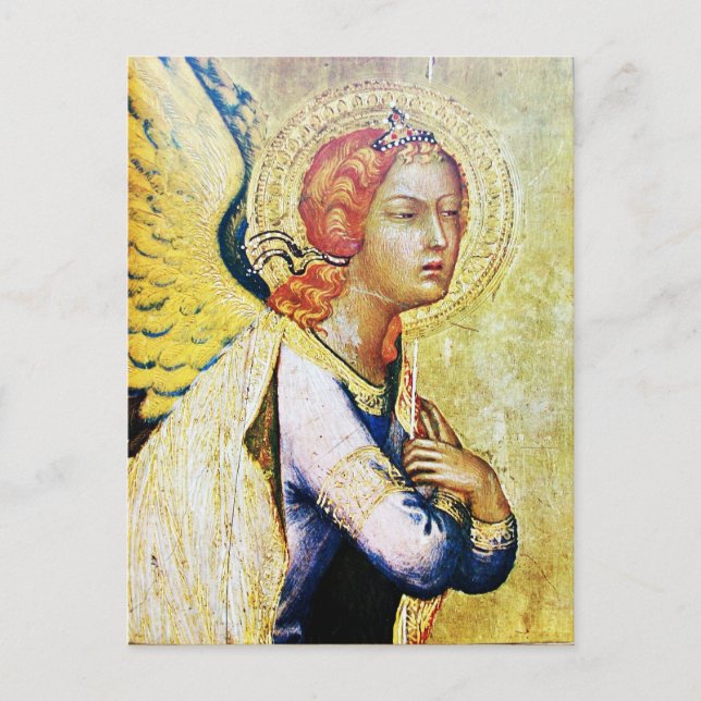 Carte Postale ANNONCIATION ANGEL Parchemin (Devant)