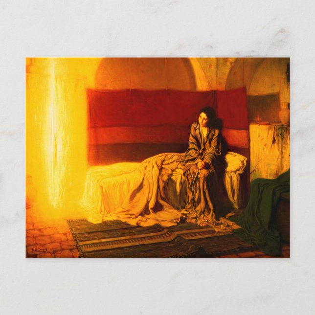 Carte Postale Annonciation de Henry Ossawa Tanner (1898) (Devant)