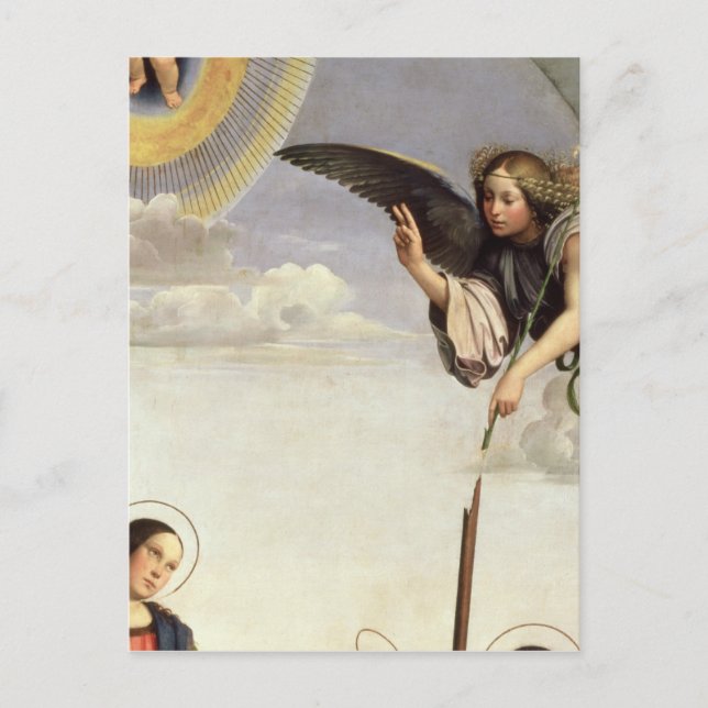 Carte Postale Annonciation et saints (Devant)