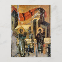 Annonciation Icône byzantine chrétienne orthodoxe