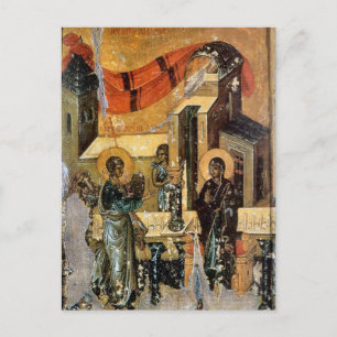 Carte Postale Annonciation Icône byzantine chrétienne orthodoxe