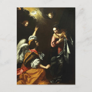 Carte Postale Annonciation par Artemisia Gentileschi Postcard