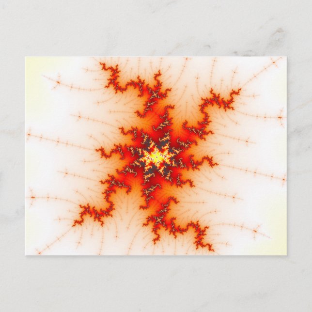Carte Postale Annuler Fractal (Devant)