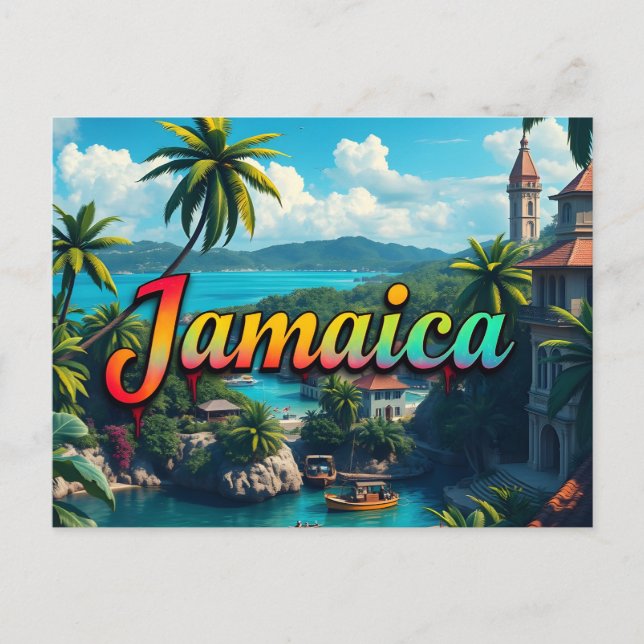Carte Postale anse de Jamaïque (Devant)