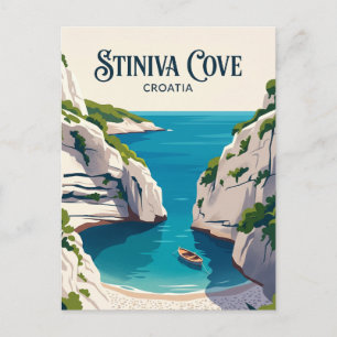 Carte Postale Anse de Stiniva Croatie