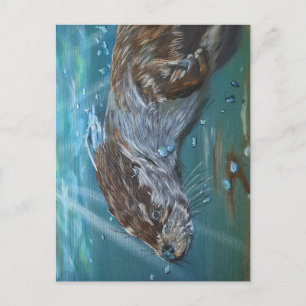 Carte Postale Ansichtkaart Otter.