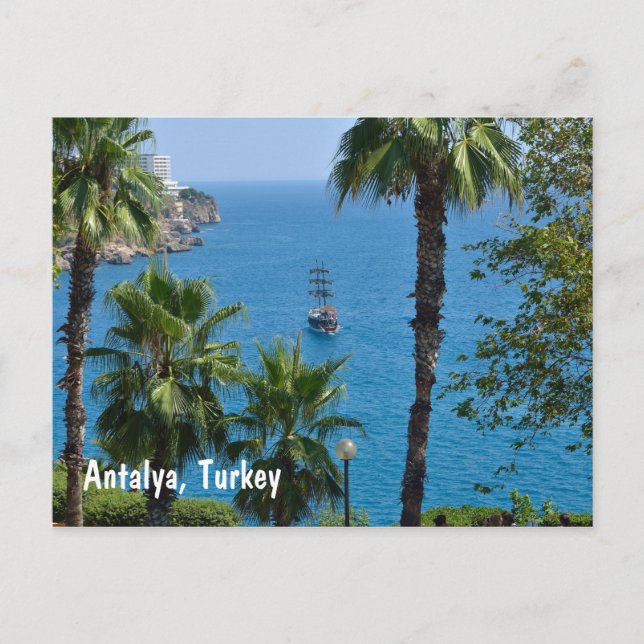 Carte Postale Antalya, Turquie (Devant)