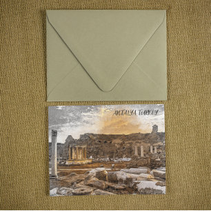 Carte Postale Antalya Turquie Voyage antique