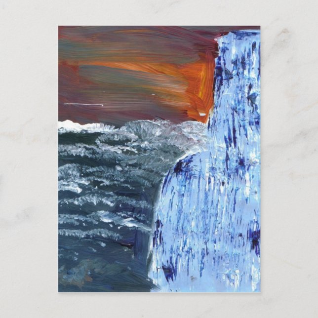 Carte postale antarctique de rêveur (Devant)