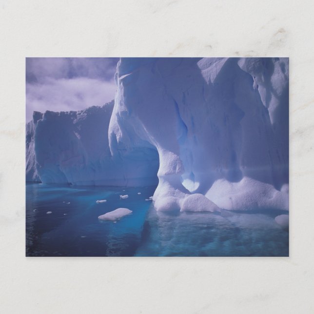Carte Postale Antarctique. Glaces antarctiques 3 (Devant)