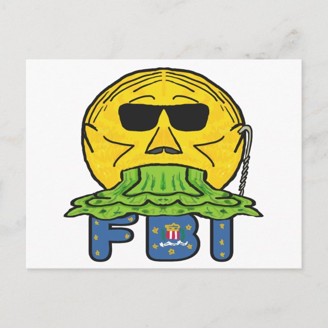 Carte Postale Anti FBI (Devant)