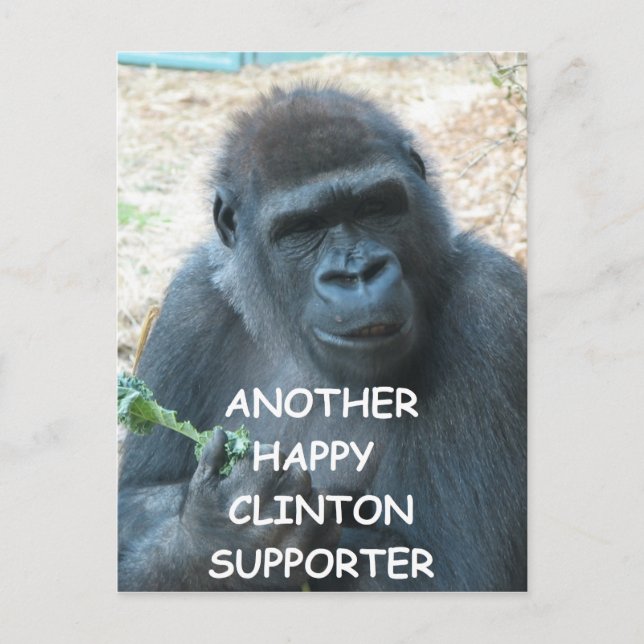Carte Postale anti-hillary clinton (Devant)