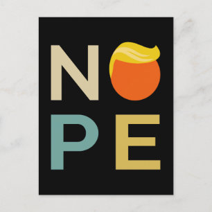 Carte Postale Anti-Trump - Nope Edition III