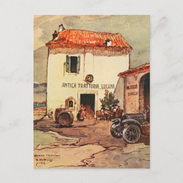 Carte Postale Antica Trattoria Lucana - Trattoria Wayside (Devant)