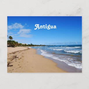 Carte Postale Antigua Beach