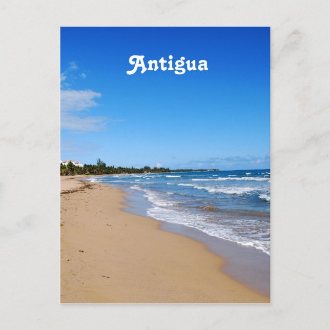 Carte Postale Antigua Beach (Devant)