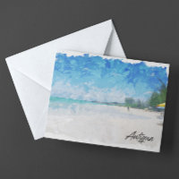 Antigua Caribbean Island tropical Panorama