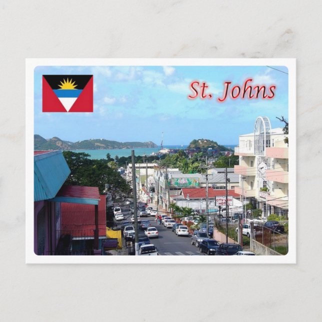 Carte Postale Antigua-et-Barbuda - Saint-Jean - (Devant)