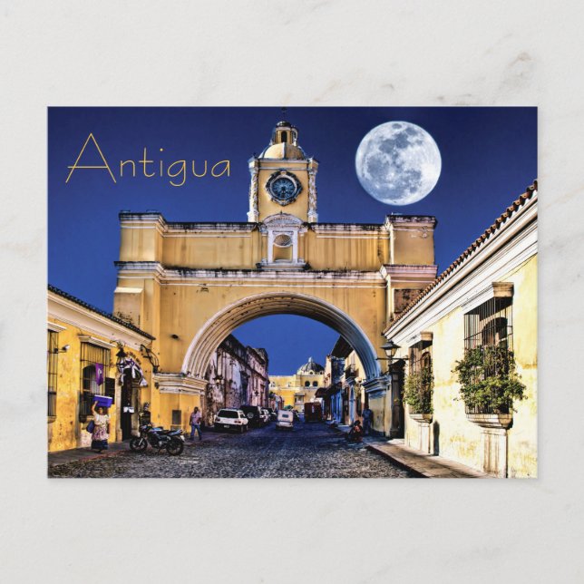 Carte Postale Antigua, Guatemala, Central America (Devant)