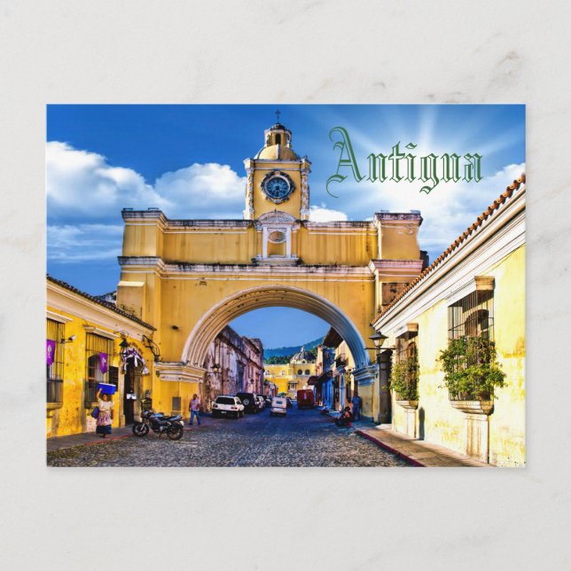 Carte Postale Antigua, Guatemala, Central America (Devant)