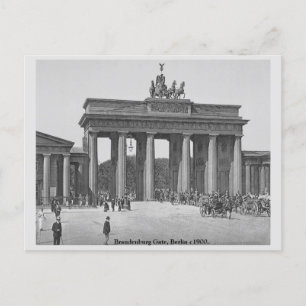 Carte Postale Antique Allemagne Porte de Brandebourg c1900 Berli
